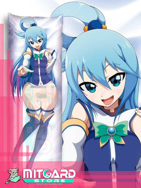 KONOSUBA God Aqua Body pillow case Dakimakura - 5